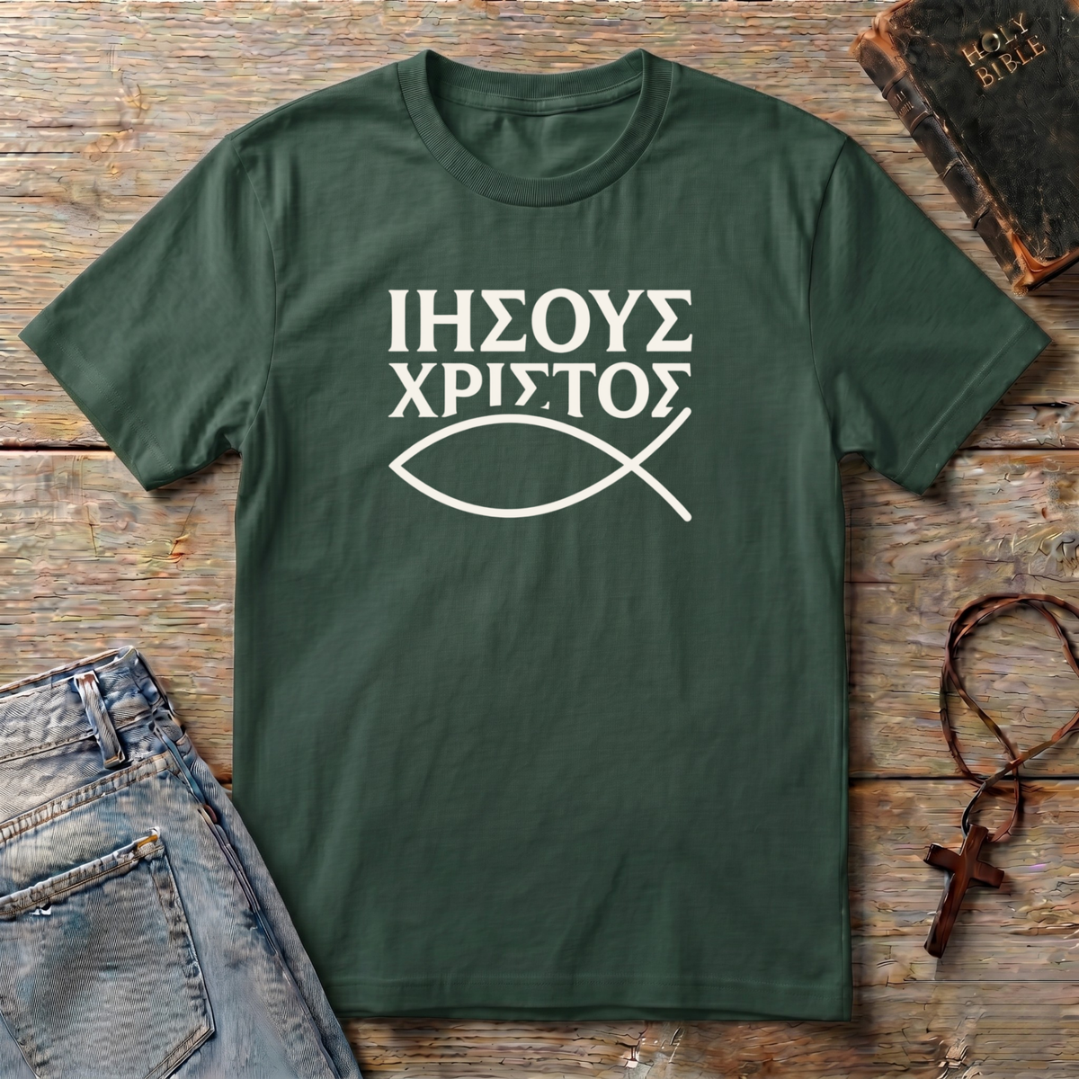 Jesus Christ - Greek T-Shirt