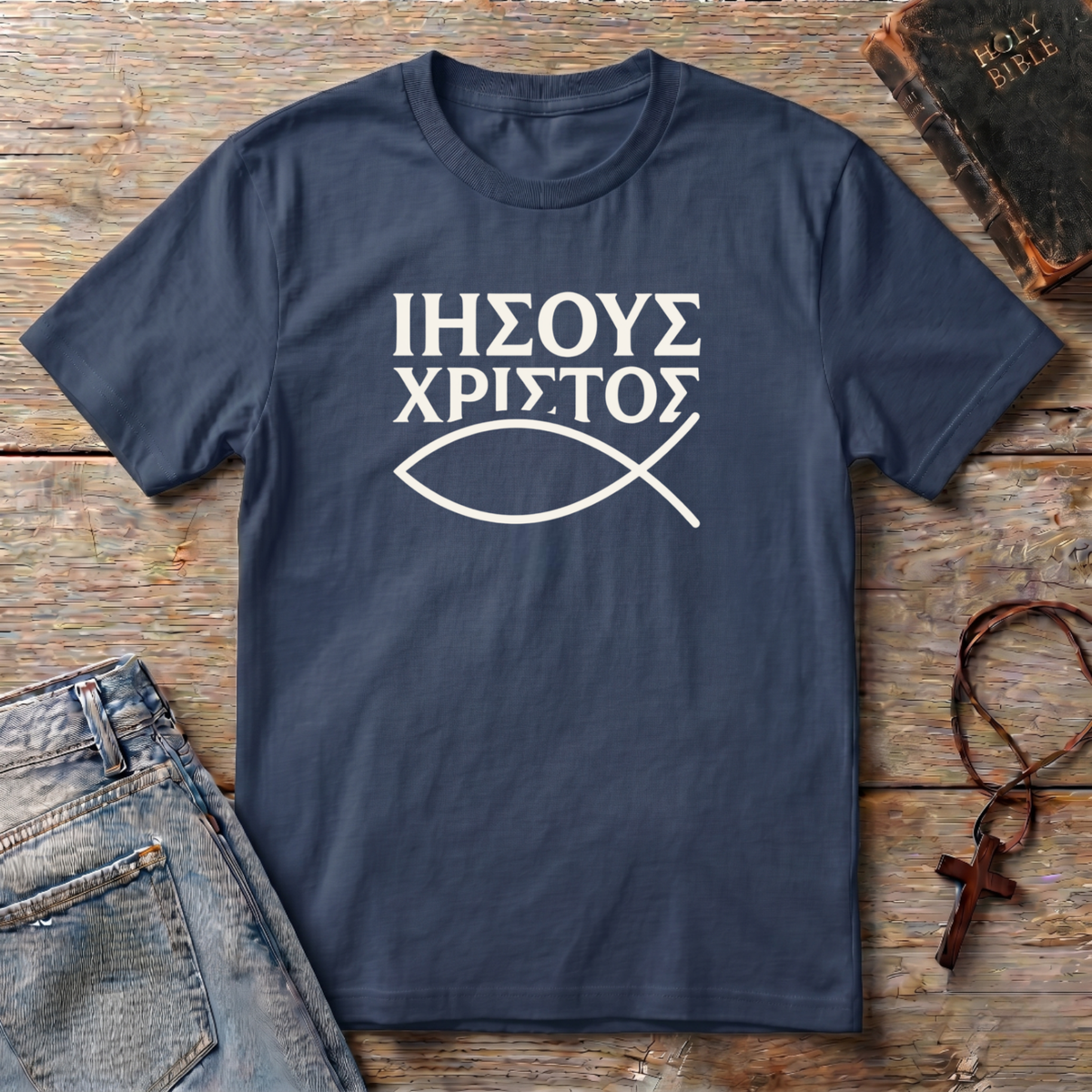 Jesus Christ - Greek T-Shirt