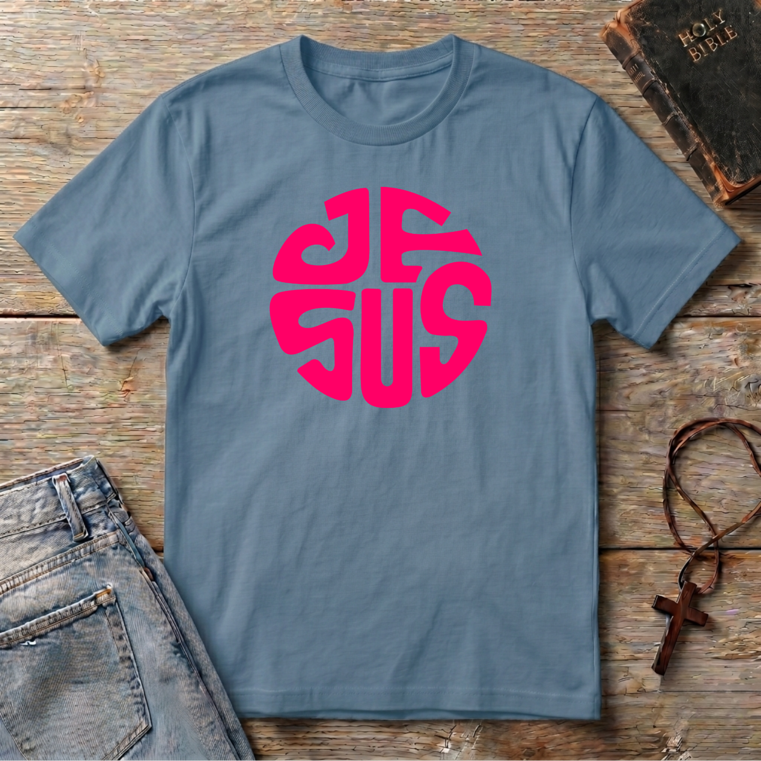 JESUS (round) T-Shirt