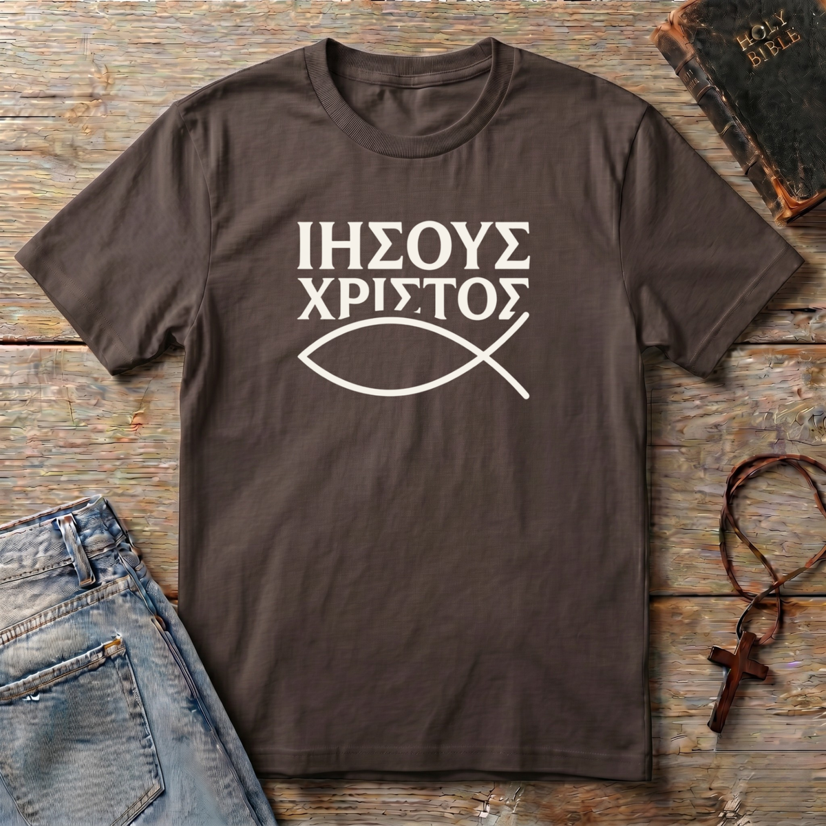 Jesus Christ - Greek T-Shirt